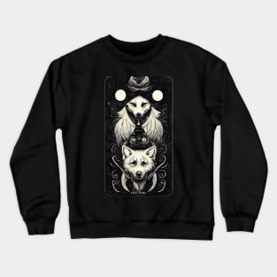 Tarot Wolves: The Fool Crewneck Sweatshirt